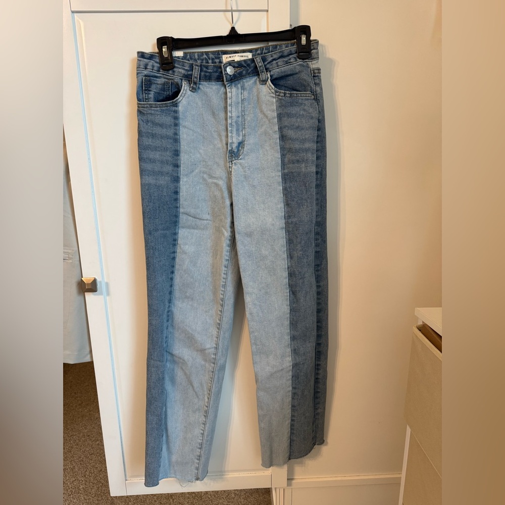 Almost Famous Dual Blue Straight Leg Jeans